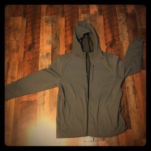 Champion zip up hoodie gray